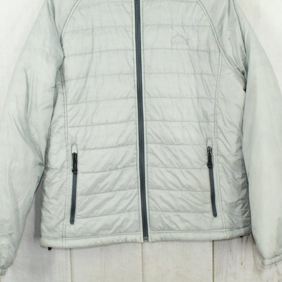 LL Bean Gray Weather Challenge Full-Zip Primaloft Insulated Jacket Size M R - Picture 4 of 12
